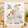 Muslin Receiving Blanket - White Mountain Theme