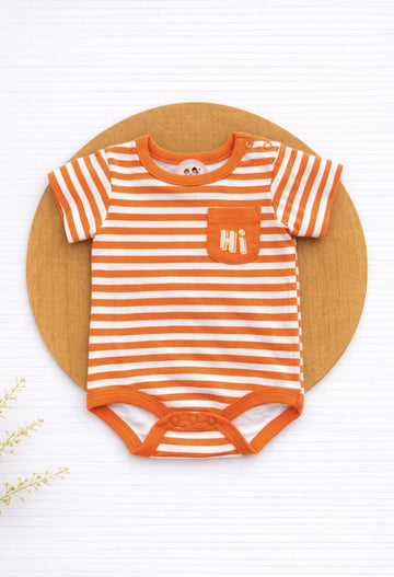 Onesies- Orange Stripes
