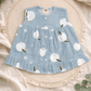 Premium Muslin Frock with Front Button