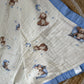 Muslin Receiving Blanket - Teddy Moon & Stars