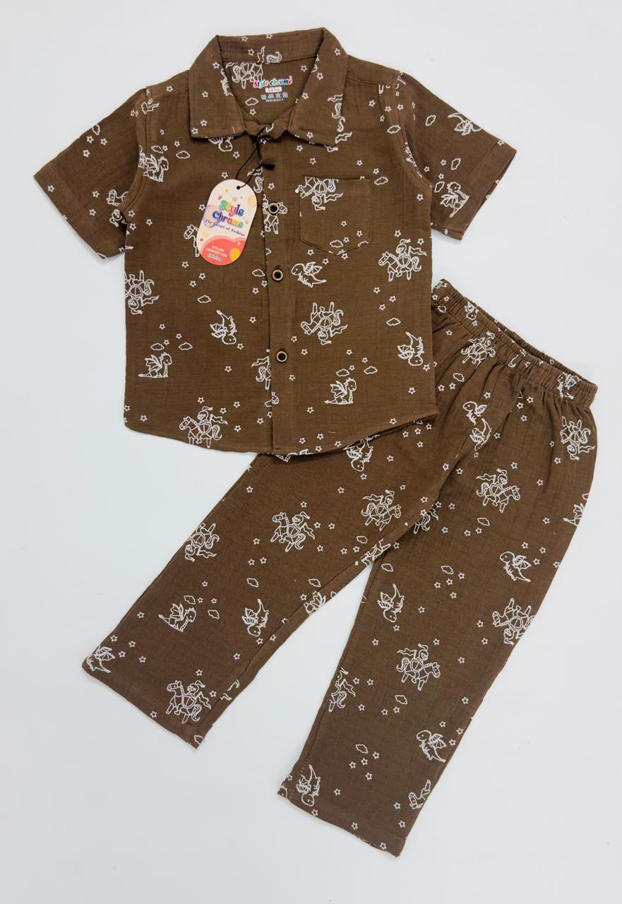 Premium 2-Layer Muslin Shirt & Pant Set - Buy 3 for 1299₹
