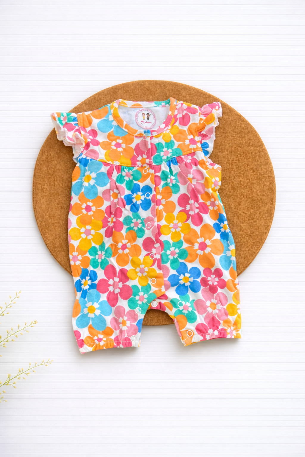 Half Rompers - Flowers