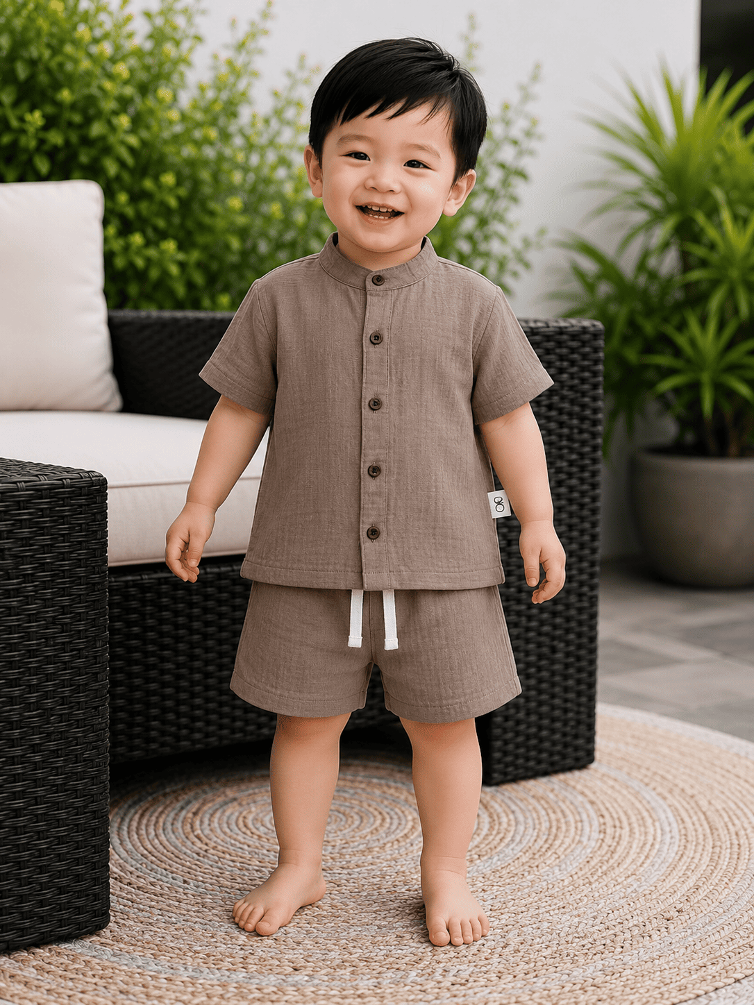 Premium Muslin Co-Ord Set for Boys