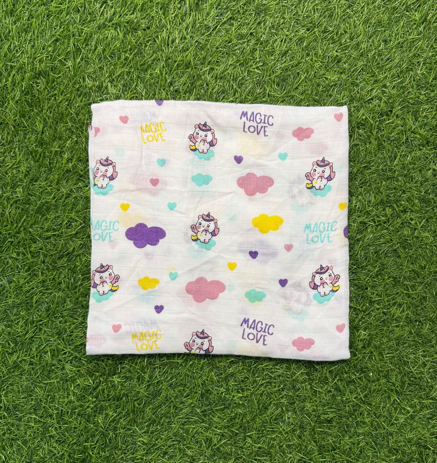 Muslin Swaddle - Baby Unicorn