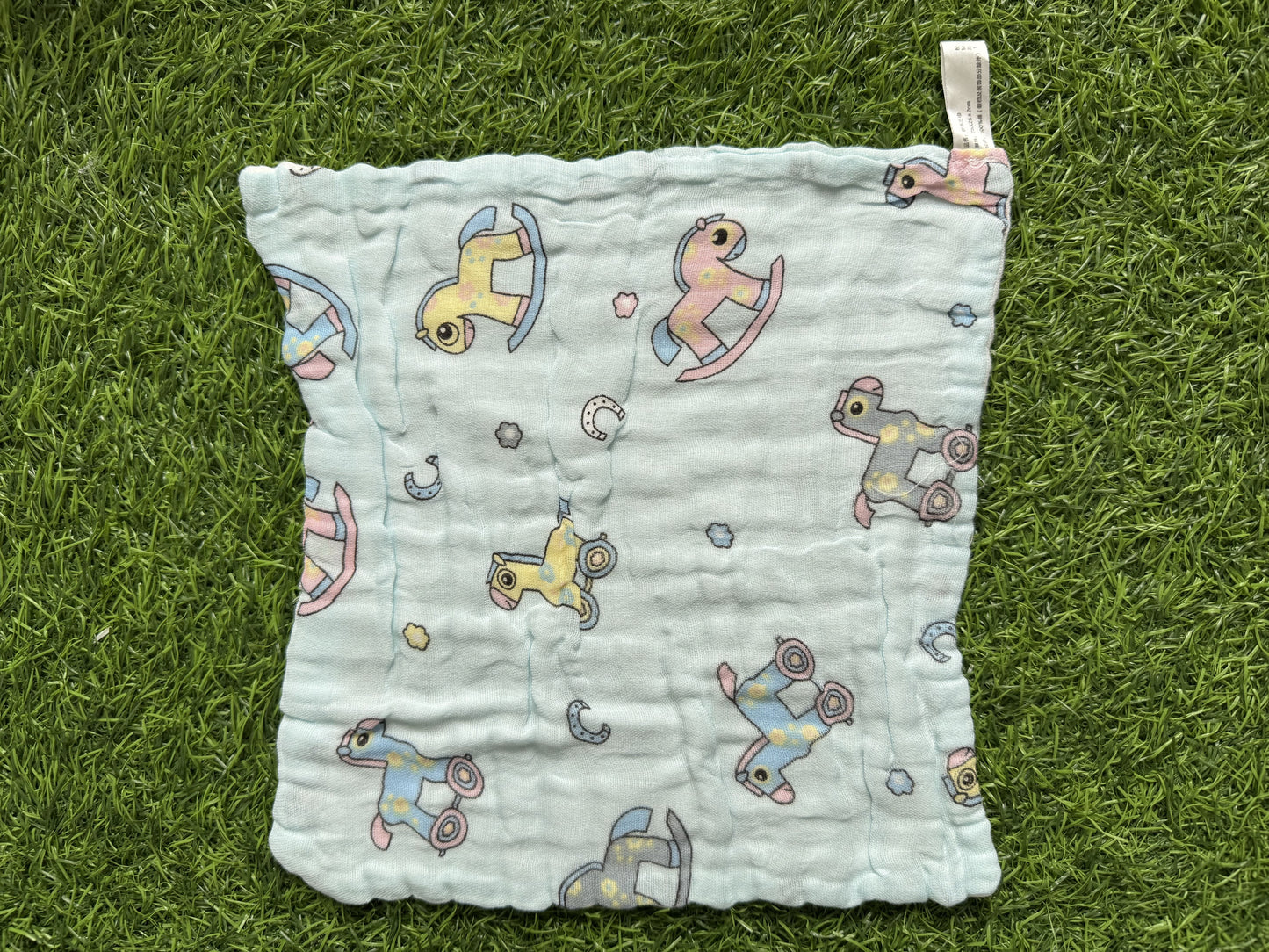 6-Layer Muslin Wash Cloth – Assorted Colour(Set of 5 Pieces)