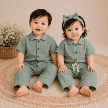 Premium Muslin Co-ord Set for Boys with Pant