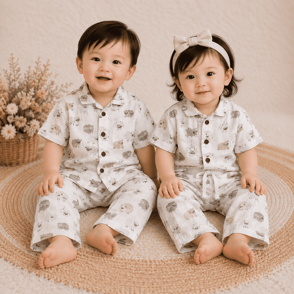 Premium Muslin Co-ord Set for Boys with Pant