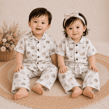 Premium Muslin Co-ord Set for Boys with Pant