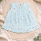 Premium Muslin Frock with Front Button