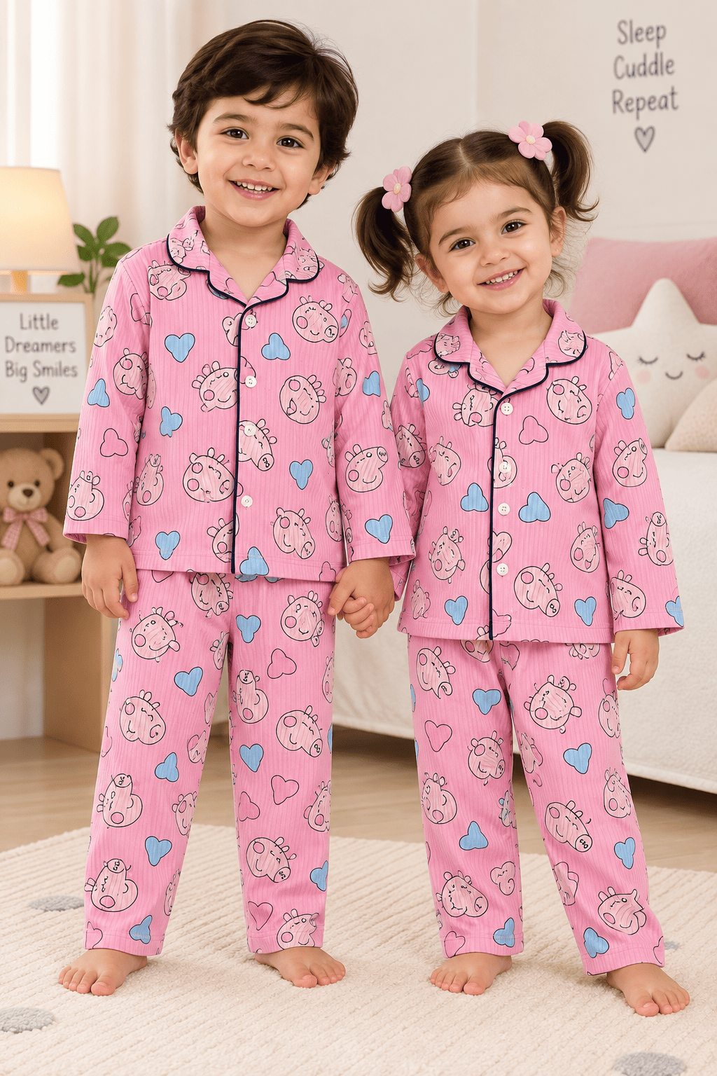 Kids Full Hand Night Suit - Buy 3 for 999₹