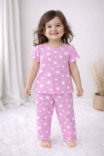 Girls Ribbed Star Co-ords Set