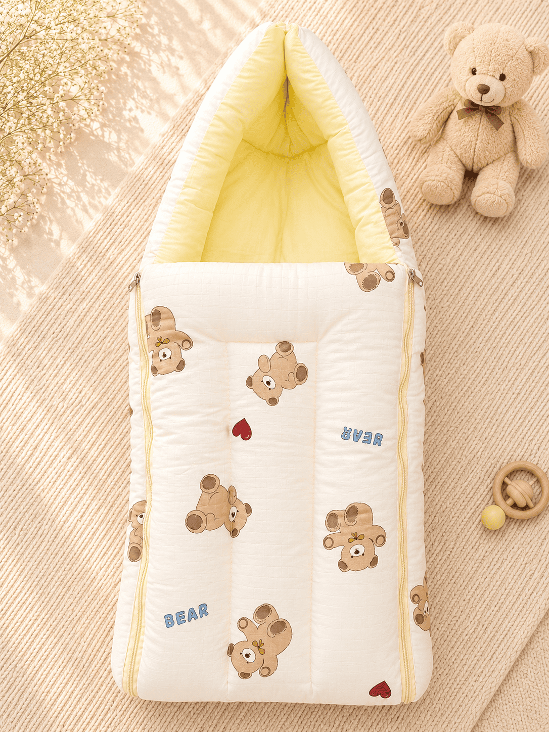 Premium Muslin Carry Bed + Net Bed Combo