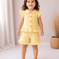 Muslin Frill Sleeve Shorts Set