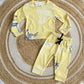 Baby Full Sleeve Co-ords Sets - Yellow Blossom