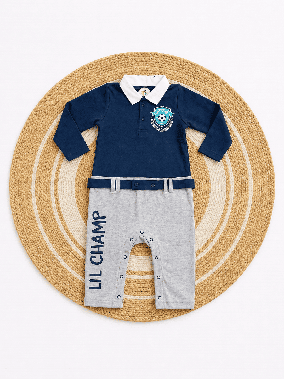 Fancy Baby Boy Romper