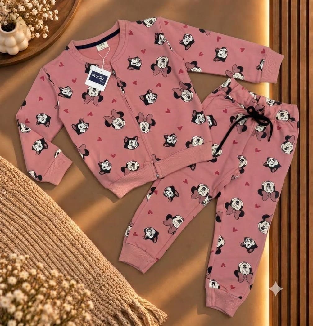 Pre-Winter Front Zip Co-Ord Set - Buy3 @999₹