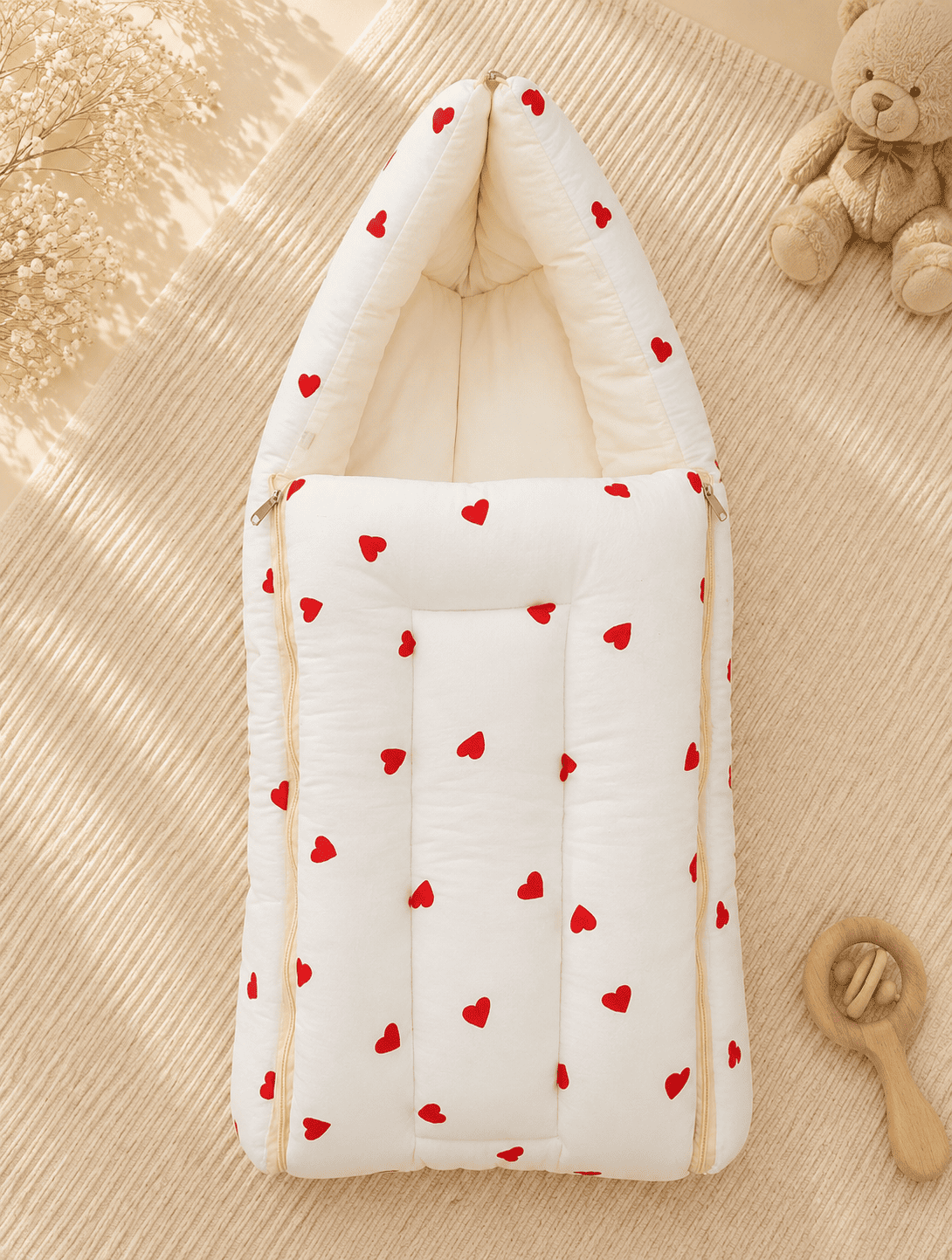 Premium Crush Muslin Carry Bed