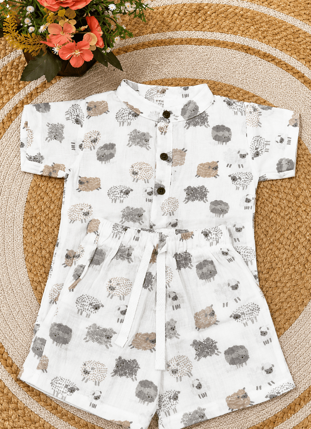 Premium Muslin Co-Ord Set for Boys