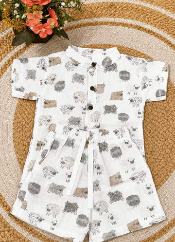 Premium Muslin Co-Ord Set for Boys