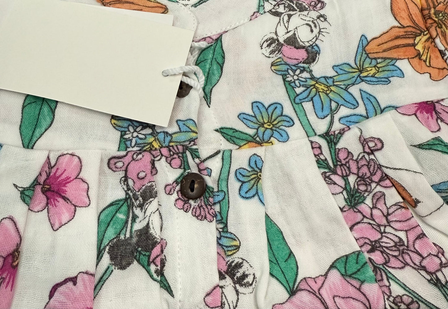 Muslin Girls Co-ords Set - Colourful Flower