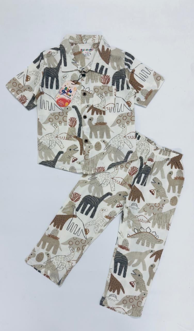 Premium 2-Layer Muslin Shirt & Pant Set - Buy 3 for 1299₹