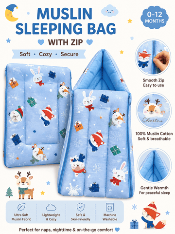 Muslin Carry Nest With Zip