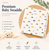 Premium Muslin Swaddle - Car Print