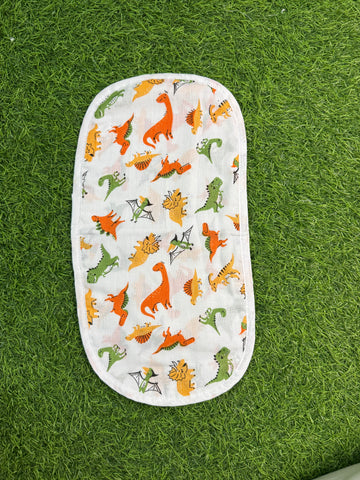 6 Layer Muslin Burp Cloth- Dinosaur