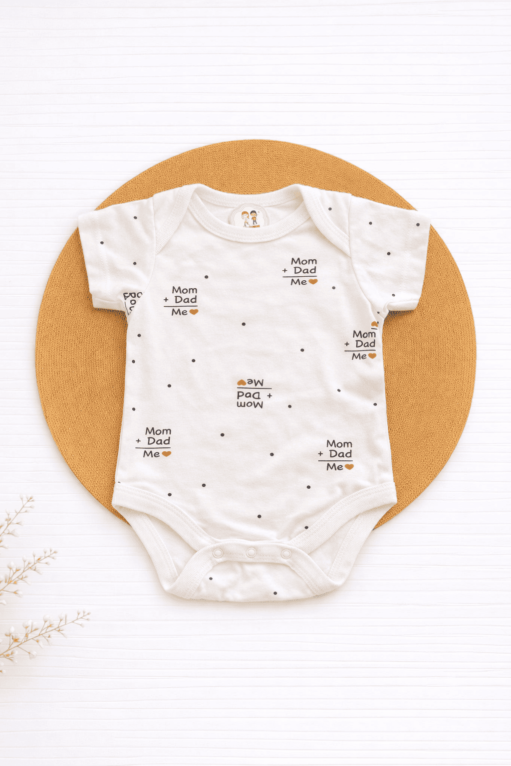 Onesies-Light Blue Mom+Dad= Me