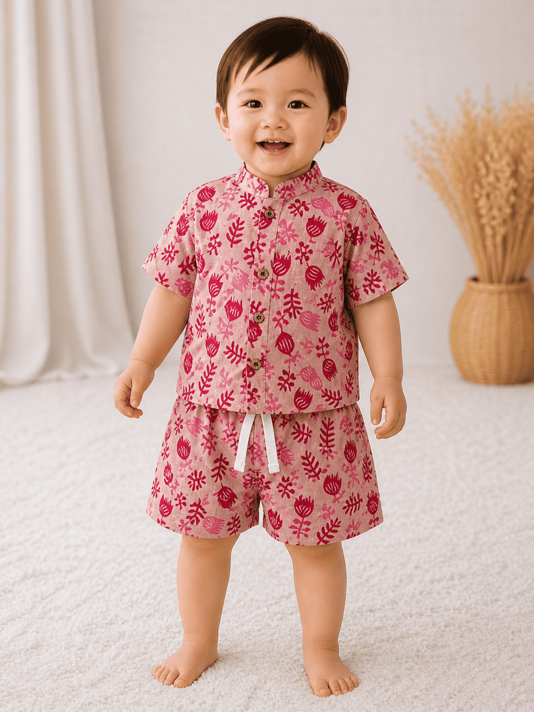 Premium Muslin Co-Ord Set for Boys