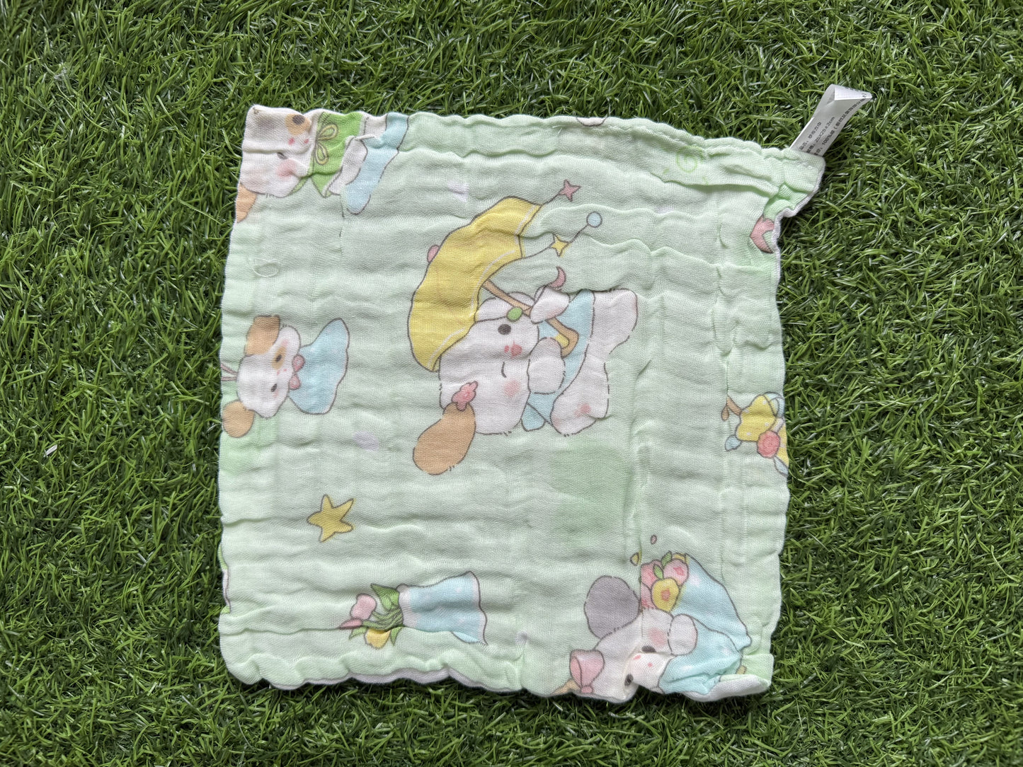 6-Layer Muslin Wash Cloth – Assorted Colour(Set of 5 Pieces)