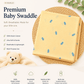 Premium Muslin Swaddle - Yellow