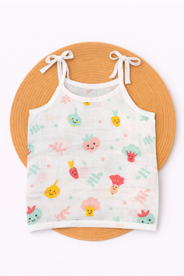 Muslin Jabla Knot - Vegetables