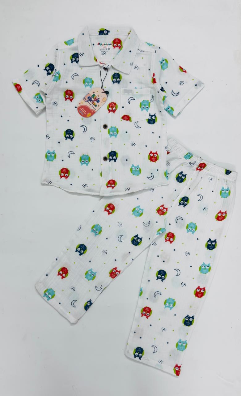 Premium 2-Layer Muslin Shirt & Pant Set - Buy 3 for 1299₹