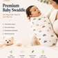 Premium Muslin Swaddle - Green Animals