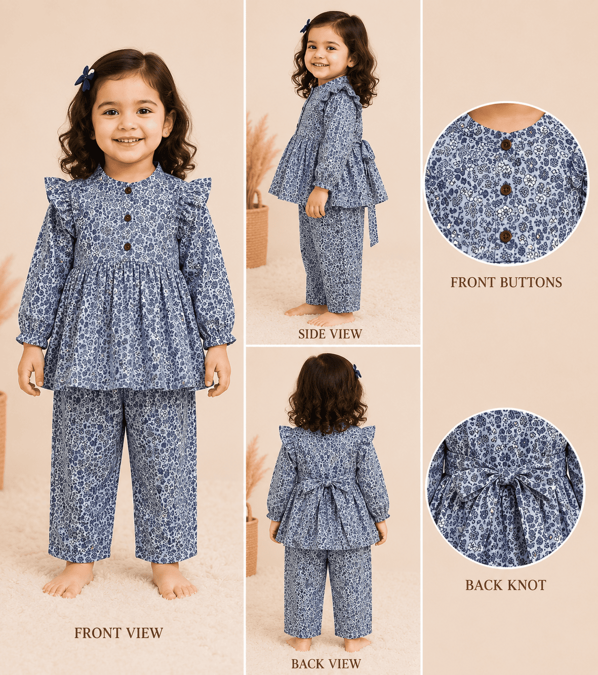 Muslin Girls Co-ords Set