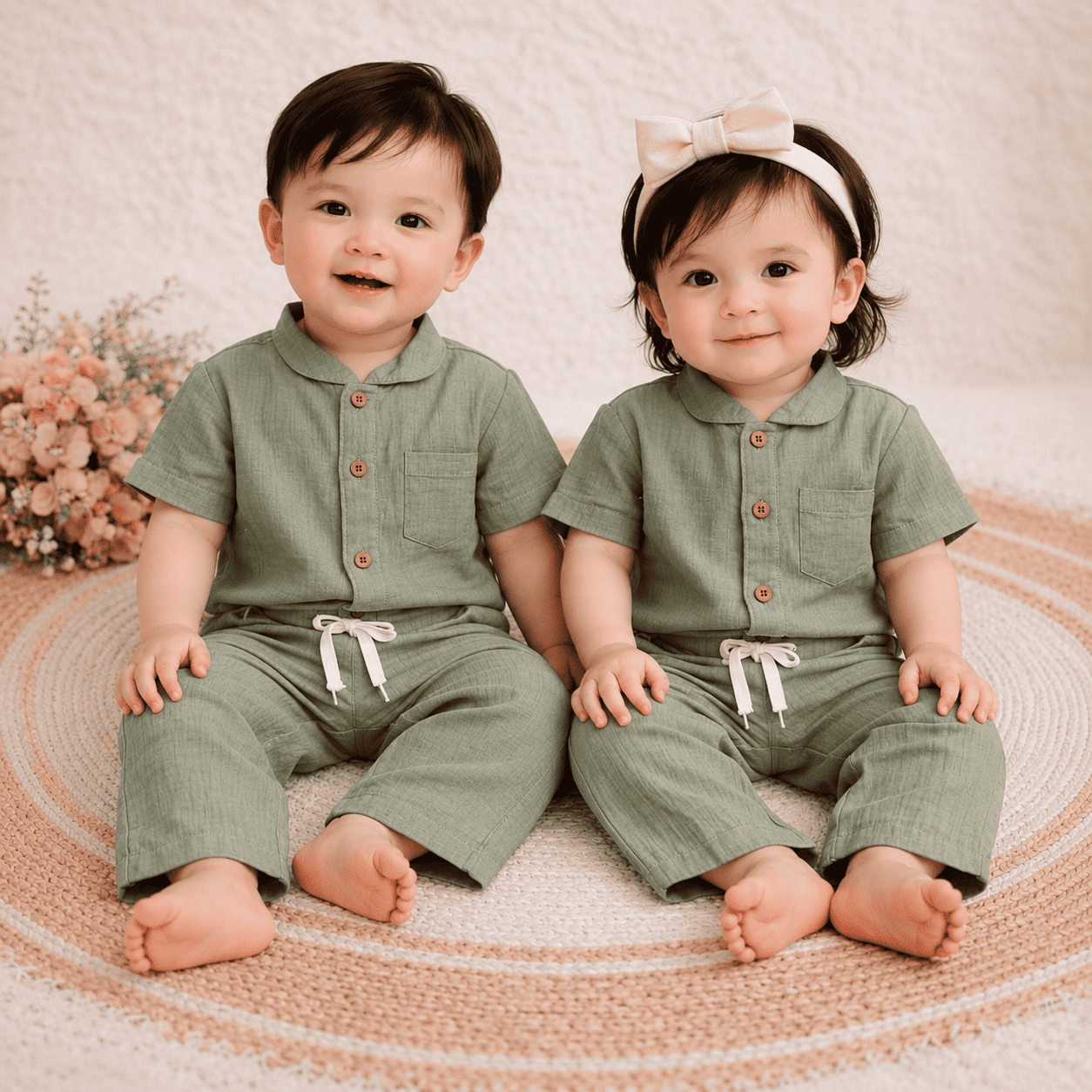 Premium Muslin Co-ord Set for Boys with Pant