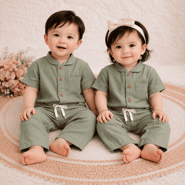 Premium Muslin Co-ord Set for Boys with Pant