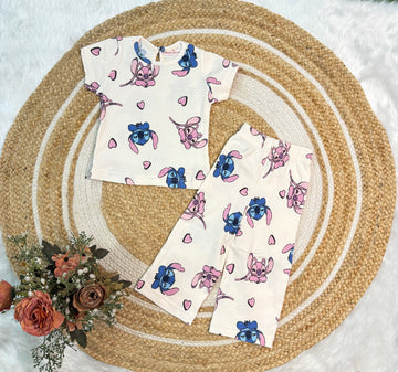 Girls Ribbed Star Co-ords Set