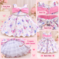 Premium Scuba Frock with Flair - Butterfly (Baby)