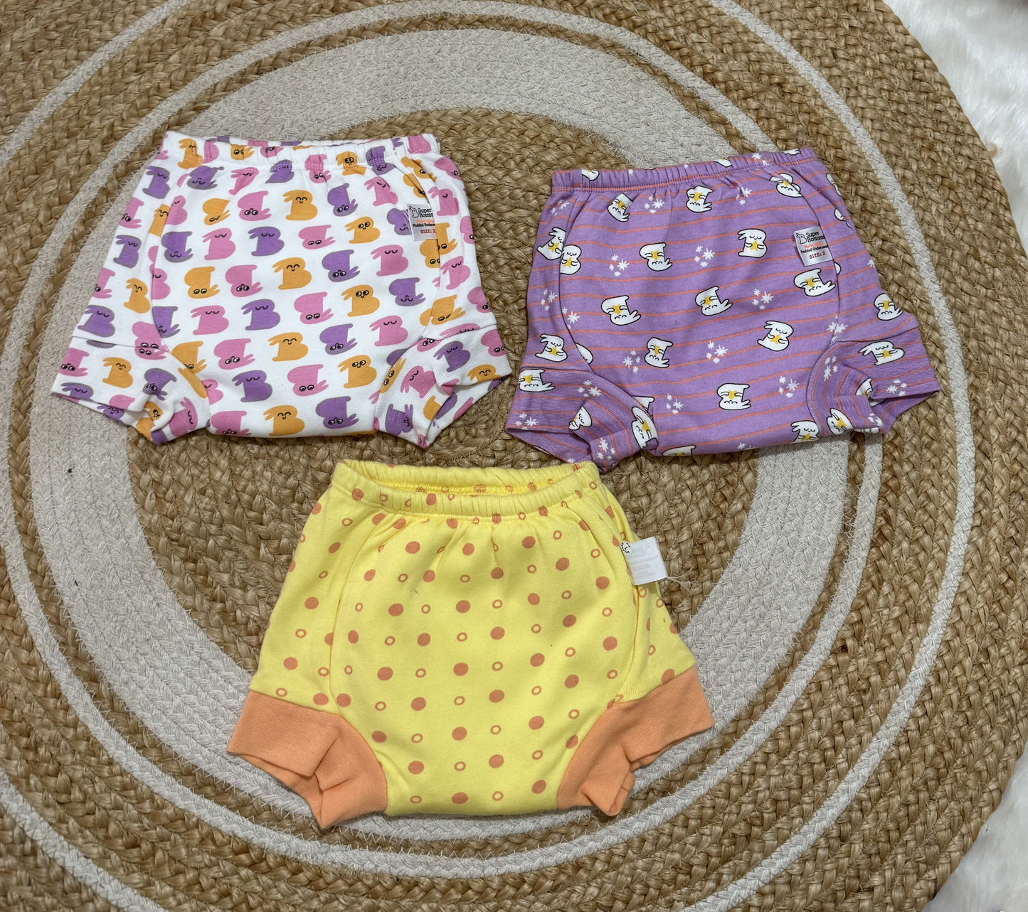 Padded Potty Training Pants - Size 2 (2-3 Years)