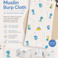 6 Layer Muslin Burp Cloth