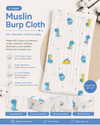 6 Layer Muslin Burp Cloth