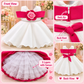 Premium Scuba Frock - White