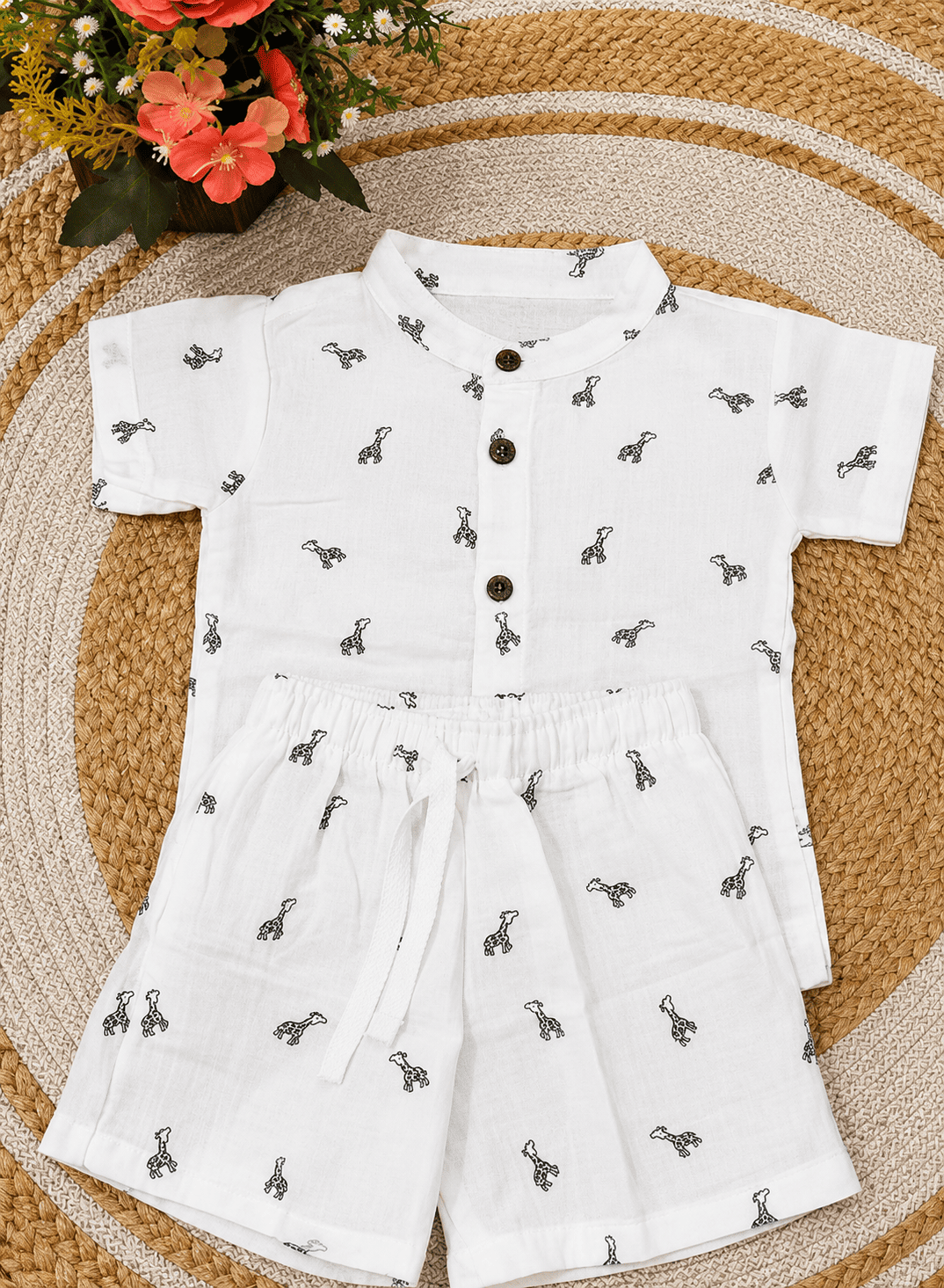 Premium Muslin Co-Ord Set for Boys