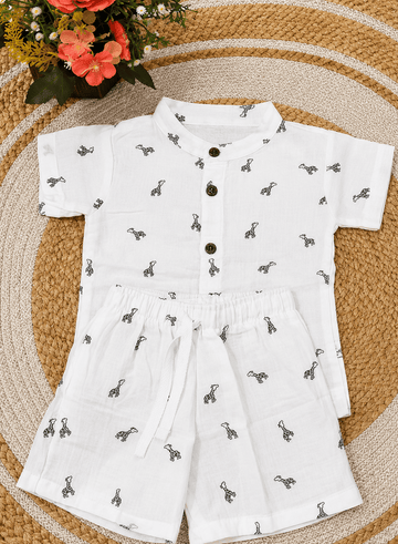 Premium Muslin Co-Ord Set for Boys