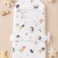 4-Layer Hooded Towel - Dreamy Night Forest