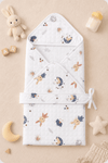 4-Layer Hooded Towel - Dreamy Night Forest