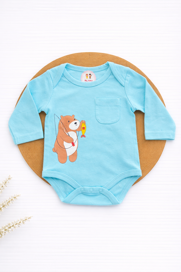 Onesie- Sky Blue Bear