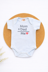 Onesie- Blue I 🩷 Mom and Dad